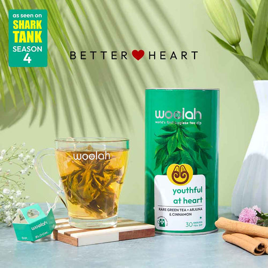 Good for Heart - Green Tea with Ayurveda Goodness of Arjuna & Cinnamon