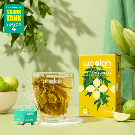 Rare Assam Green Tea + Lemon