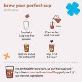 Perfect Peach Prebiotic Iced Green Tea with only 0.5gms Jaggery -20 sachets