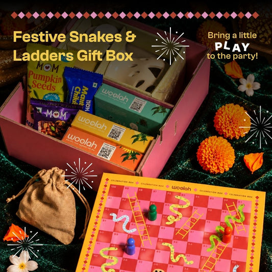 Woolah Diwali Snakes and Ladder Gift Box