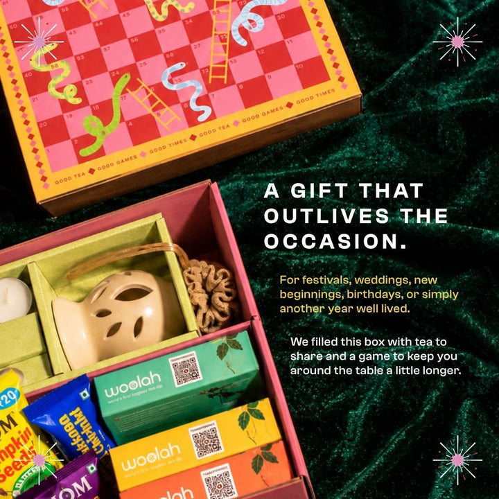 Woolah Diwali Snakes and Ladder Gift Box