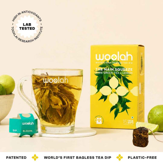 Rare Assam Green Tea + Lemon