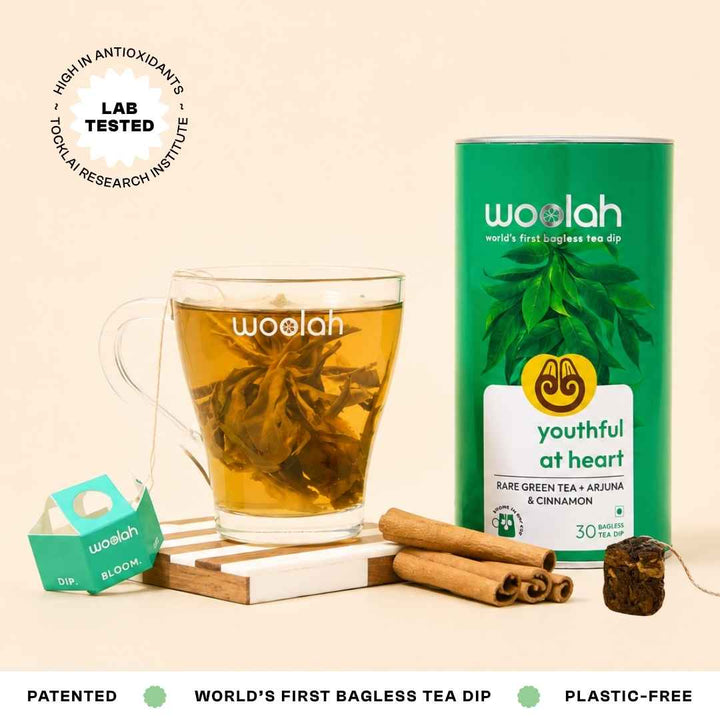 Good for Heart - Green Tea with Ayurveda Goodness of Arjuna & Cinnamon