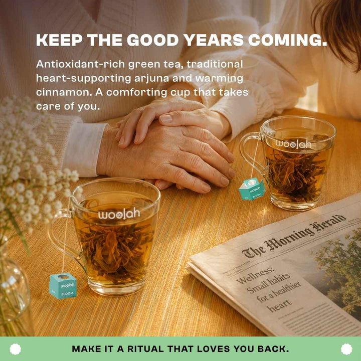 Good for Heart - Green Tea with Ayurveda Goodness of Arjuna & Cinnamon