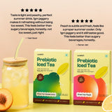 Prebiotic Iced Tea Combo Pack - Peach & Masala Lemon + FREE SIPPER