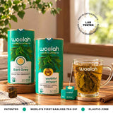 Happy Heart Combo - Green Tea with Arjuna & Cinnamon + Black Tea with Earl Grey