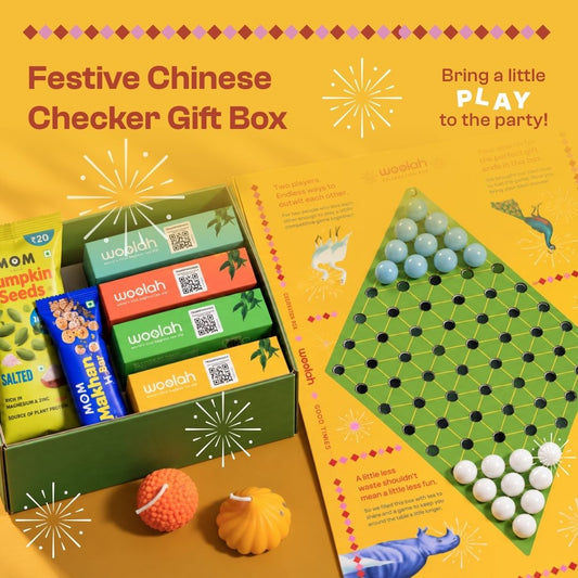 Woolah Diwali Chinese Checkers Gift Box