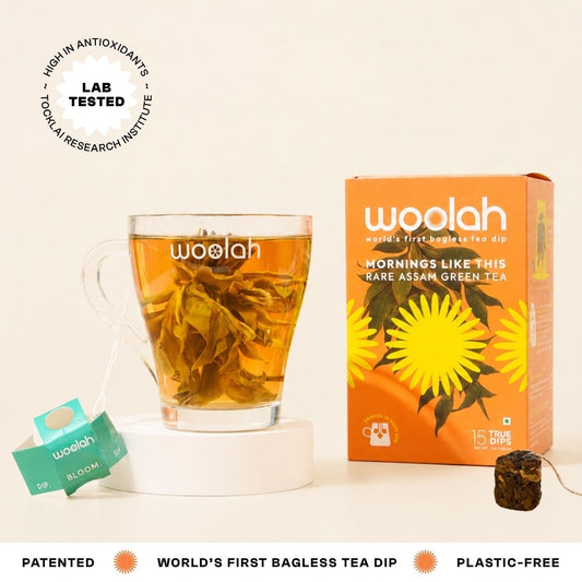 Rare Assam Green Tea - Authentic with only Green Tea Leaves