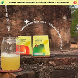 Prebiotic Iced Tea Combo Pack - Peach & Masala Lemon + FREE SIPPER