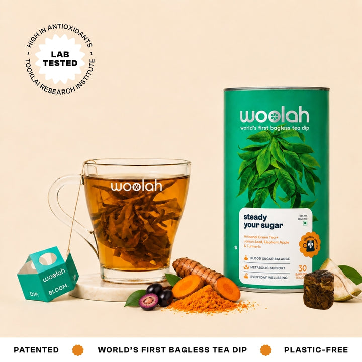 Steady your Sugar - With super power of ancient ingredients - Jamun Seeds, Elephant Apple & Turmeric