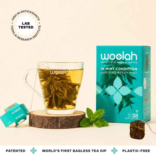 Rare Assam Green Tea + Mint