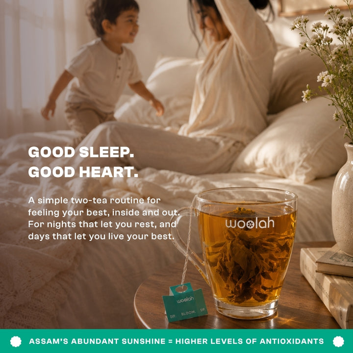 Happy Heart Combo - Green Tea with Arjuna & Cinnamon + Black Tea with Earl Grey