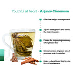 Happy Heart Combo - Green Tea with Ayurvedic Benefits of Arjuna & Cinnamon + Earl Grey