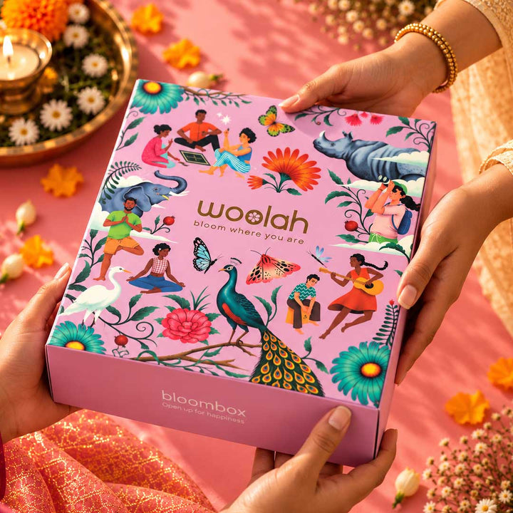 Woolah Bloom Box - Tea, a mug, a journal - Gift someone a calm morning