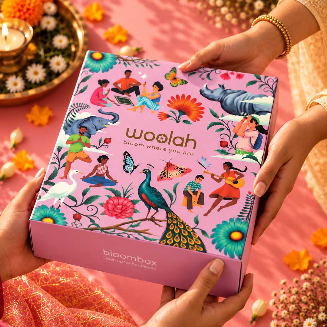 Woolah Bloom Box - Tea, a mug, a journal - Gift someone a calm morning