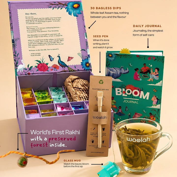 World's First Rakhi with Preserved Forest, along with World's First Bagless Tea Dip