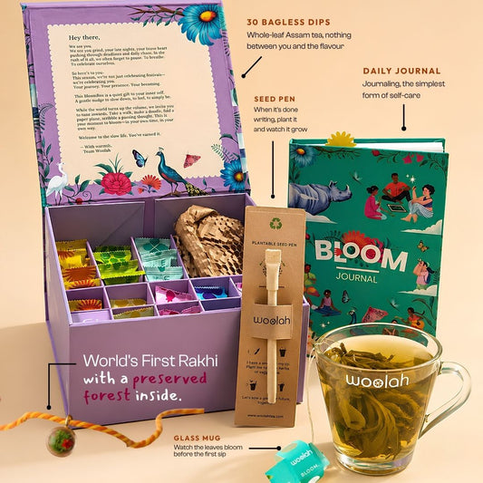 World's First Rakhi with Preserved Forest, along with World's First Bagless Tea Dip