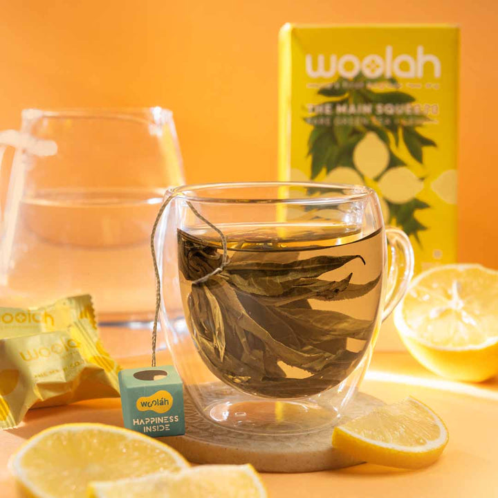 Rare Assam Green Tea + Lemon