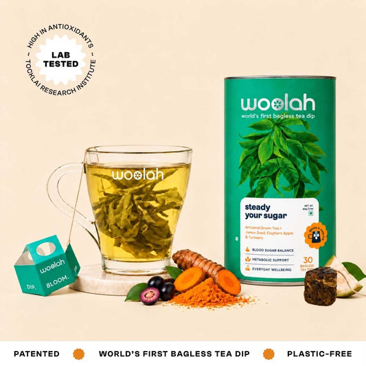 Steady your Sugar - With super power of ancient ingredients - Jamun Seeds, Elephant Apple & Turmeric
