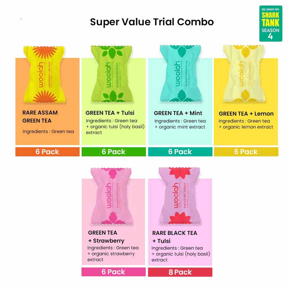 Super Value Trial Pack Combo | 6 Flavours | 38 Dips.